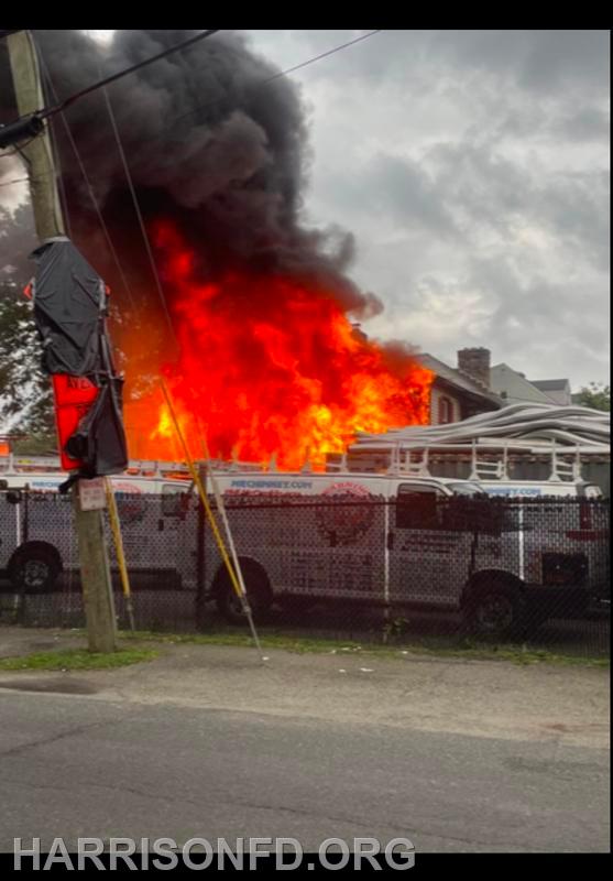 Harrison firefighters were requested mutual aid to the Village Of Mamk for a house fire. Members operated off of TL24 ventilating the structure and assisting with fire suppression and overhaul. 